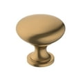 thumbnail image 1 of Amerock Edona 1-1/4 inch (32mm) Diameter Champagne Bronze Cabinet Knob - 10 Pack, 1 of 4
