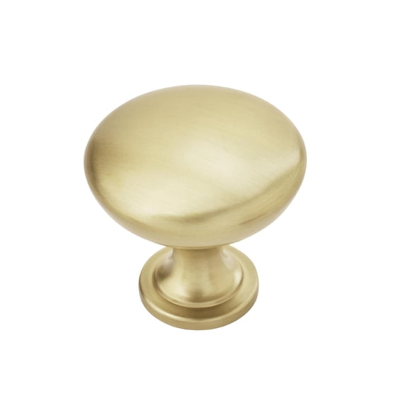 Amerock Edona 1-1/4 inch (32mm) Diameter Golden Champagne Cabinet Knob - 10 Pack