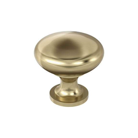 Amerock Edona 1-1/4 inch (32mm) Diameter Golden Champagne Cabinet Knob - 25 Pack