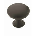 thumbnail image 1 of Amerock Edona 1-1/4 inch (32mm) Diameter Matte Black Cabinet Knob - 25 Pack, 1 of 9