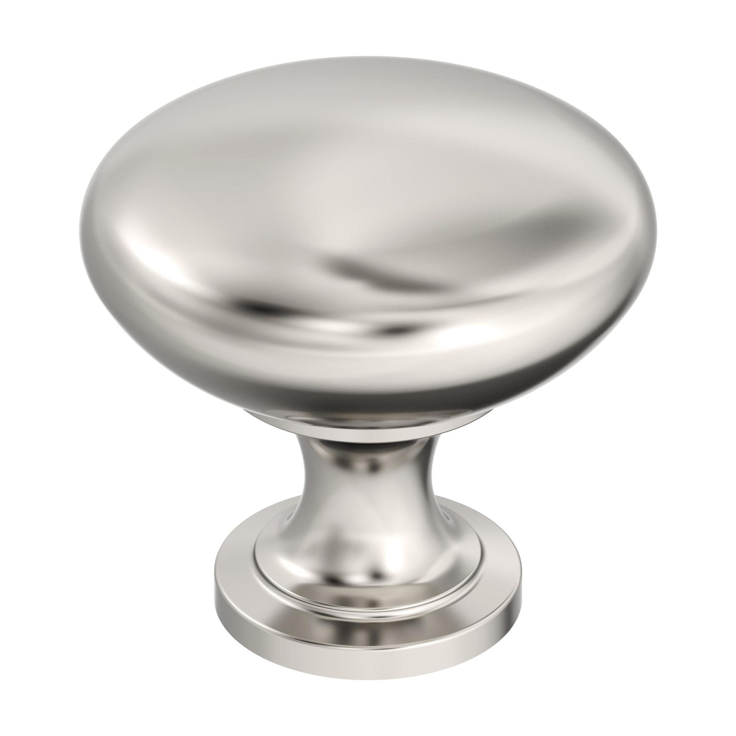 Amerock Edona 1-1/4 inch (32mm) Diameter Polished Nickel Cabinet Knob - 25 Pack