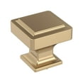 thumbnail image 1 of Amerock Eleva 1-3/16 inch (30mm) Length Champagne Bronze Cabinet Knob, 10 Pack, 1 of 4