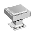 thumbnail image 1 of Amerock Eleva 1-3/16 inch (30mm) Length Polished Chrome Cabinet Knob, 25 Pack, 1 of 4