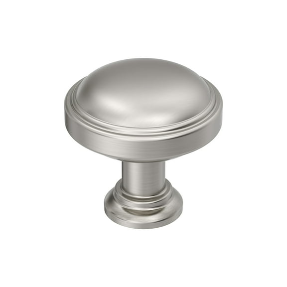 Amerock Enlivity 1-1/4 inch (32mm) Diameter Satin Nickel Cabinet Knob