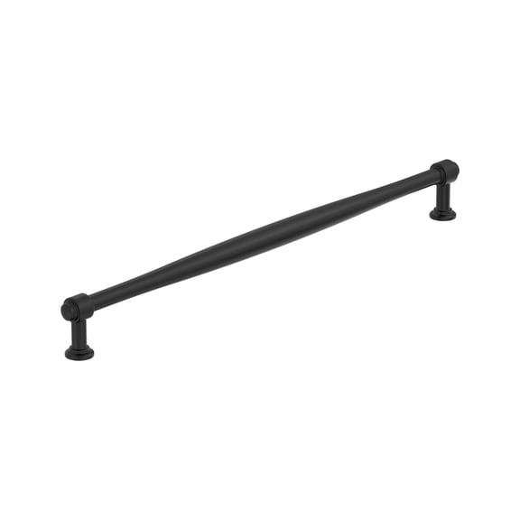 Amerock Enlivity 18 inch (457mm) Center-to-Center Matte Black Appliance Pull