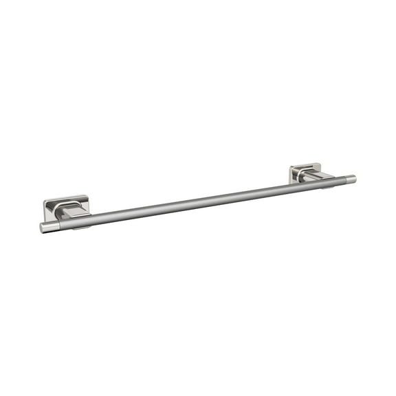Amerock Esquire Polished Nickel/Stainless Steel 18 inch (457mm) Towel Bar