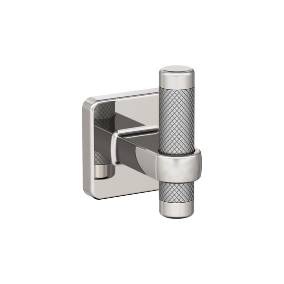 Amerock Esquire Polished Nickel/Stainless Steel Single Prong Robe Hook