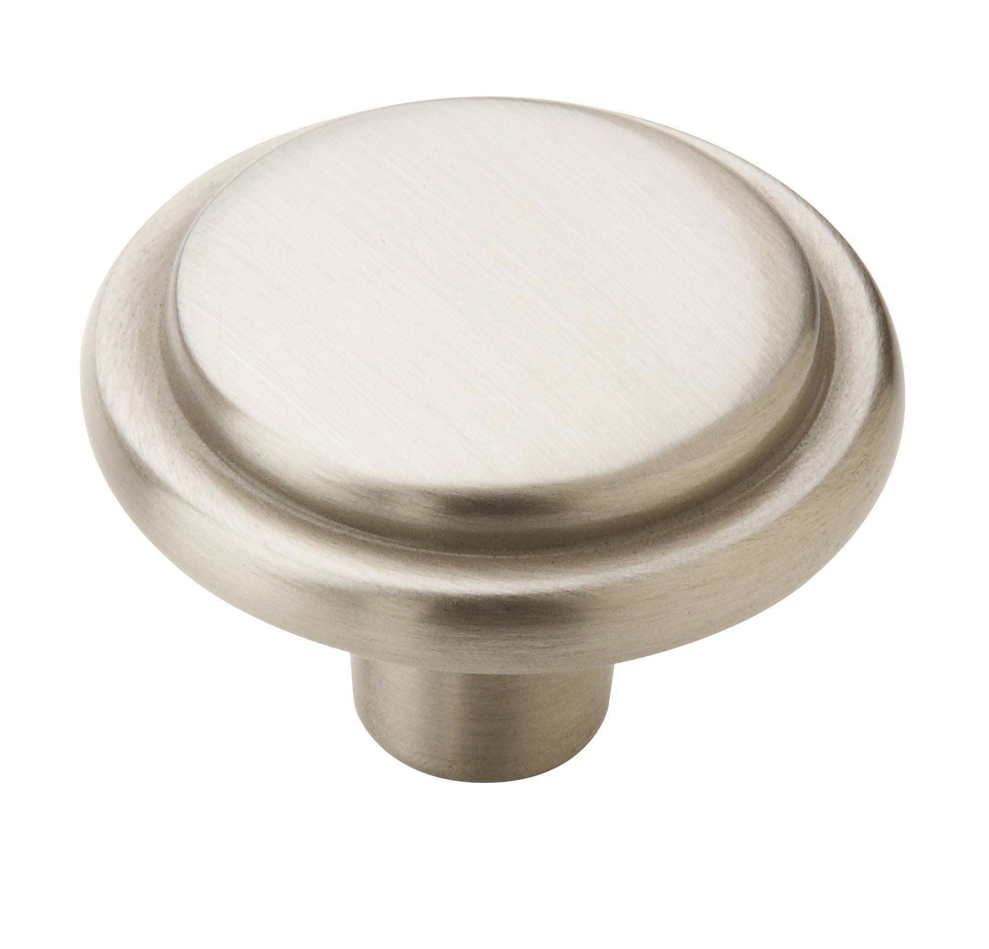 Amerock Everyday Heritage 1-3/16 in (30 mm) Diameter Satin Nickel Cabinet Knob