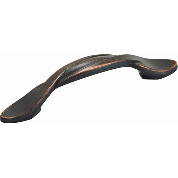 Amerock Everyday Heritage 3 in (76 mm) Center-to-Center Oil-Rubbed Bronze Cabinet Pull - 10 Pack