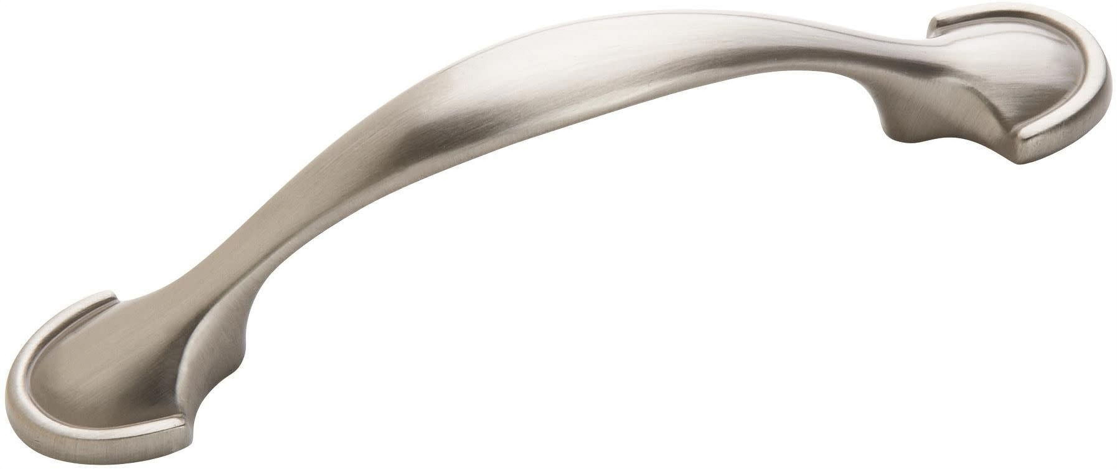 Satin Nickel 4.63" Traditional Cabinet Pull with Mounting Hardware