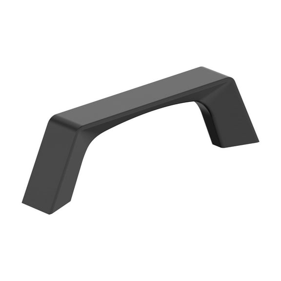 Amerock Evolve 3 inch Center-to-Center Matte Black Cabinet or Furniture Pull, 10 Pack