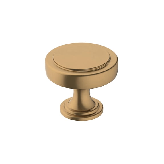 Amerock Exceed 1-3/8 inch (35mm) Diameter Champagne Bronze Cabinet Knob, 2 Pack
