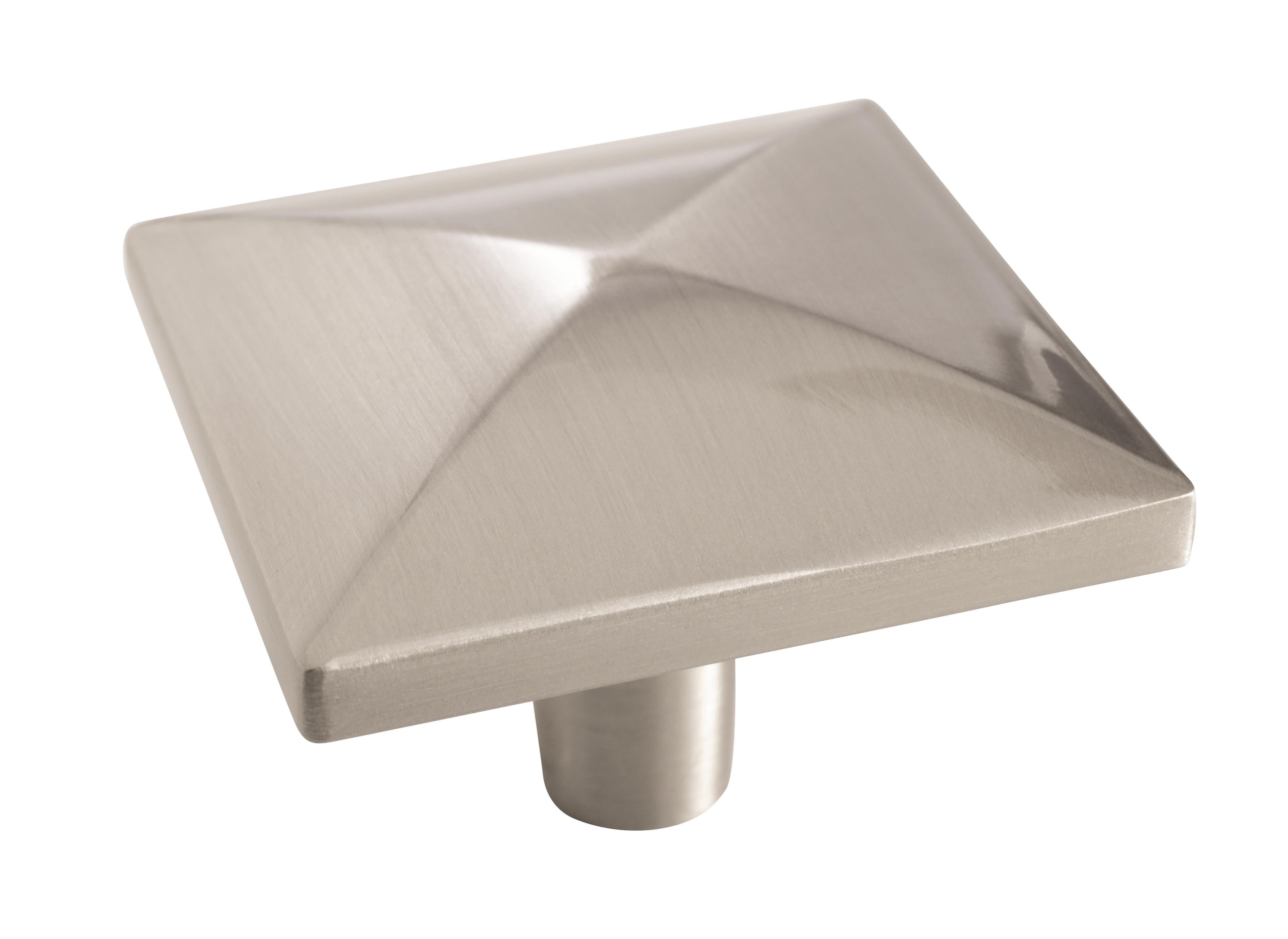 Amerock Extensity 1-1/2 inch (38mm) Length Satin Nickel Cabinet Knob ...