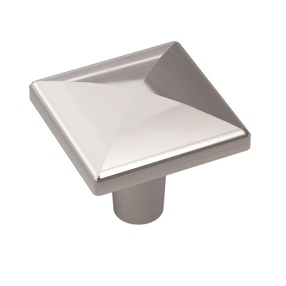Amerock Extensity 1-1/8 inch (29mm) Length Polished Chrome Cabinet Knob, 10 Pack