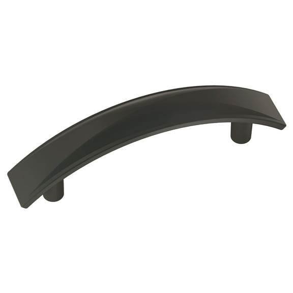 Amerock Extensity 3 inch Center-to-Center Matte Black Cabinet Pull, 10 Pack