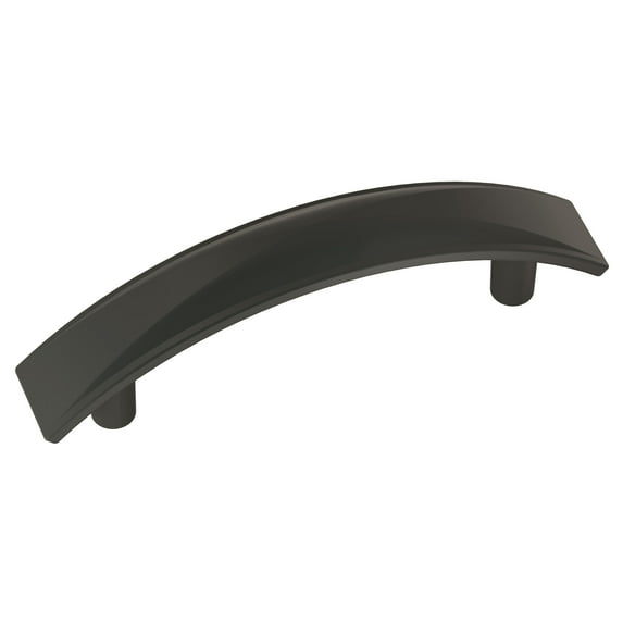 Amerock Extensity 3 inch Center-to-Center Matte Black Cabinet Pull, 25 Pack