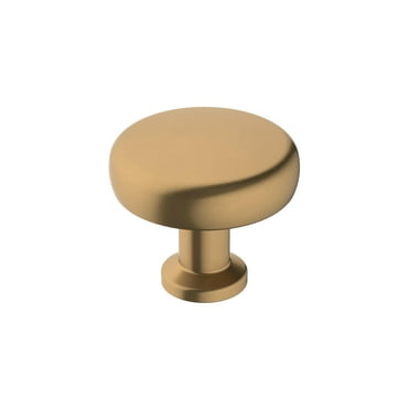 Amerock Factor 1-1/4 inch (32mm) Diameter Champagne Bronze Cabinet Knob, 5 Pack