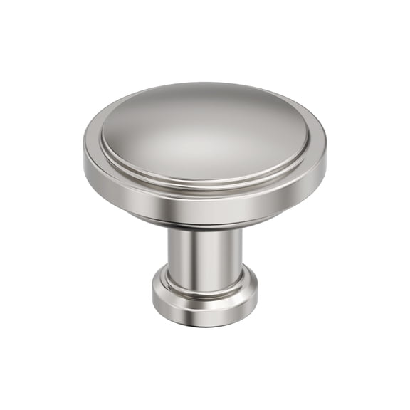 Amerock Faircrest 1-1/4 inch (32mm) Diameter Polished Nickel Cabinet Knob