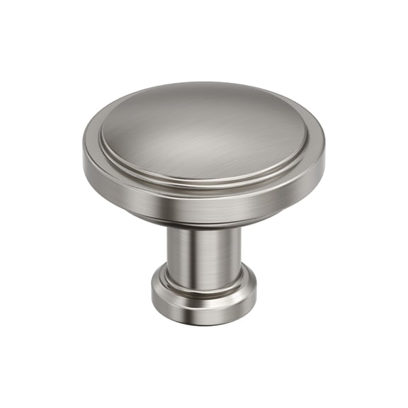 Amerock Faircrest 1-1/4 inch (32mm) Diameter Satin Nickel Cabinet Knob