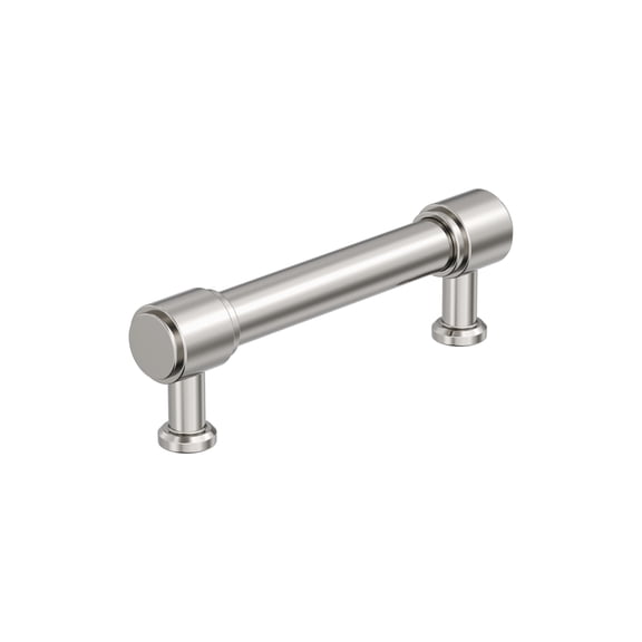 Amerock Faircrest 3-3/4 inch (96mm) Center-to-Center Polished Nickel Cabinet Pull