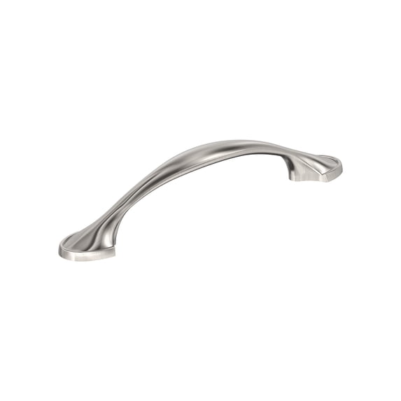 Amerock Fairfield 3-3/4 inch Center-to-Center Satin Nickel Cabinet Pull, 10 Pack