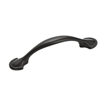 Amerock Fairfield 3 inch Center-to-Center Matte Black Cabinet Pull, 10 Pack