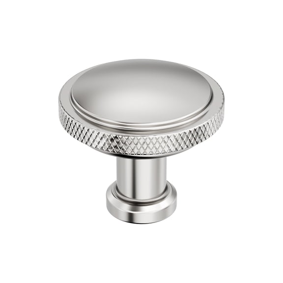 Amerock Faraday 1-1/4 inch (32mm) Diameter Polished Nickel Cabinet Knob