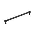 thumbnail image 1 of Amerock Farewind 18 inch (457mm) Center-to-Center Matte Black Appliance Pull, 1 of 6