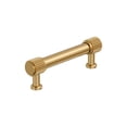 thumbnail image 1 of Amerock Farewind 3-3/4 inch (96mm) Center-to-Center Champagne Bronze Cabinet Pull, 1 of 6