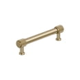 thumbnail image 1 of Amerock Farewind 5-1/16 inch (128mm) Center-to-Center Golden Champagne Cabinet Pull, 1 of 6