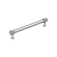 thumbnail image 1 of Amerock Farewind 7-9/16 inch (192mm) Center-to-Center Polished Nickel Cabinet Pull, 1 of 6