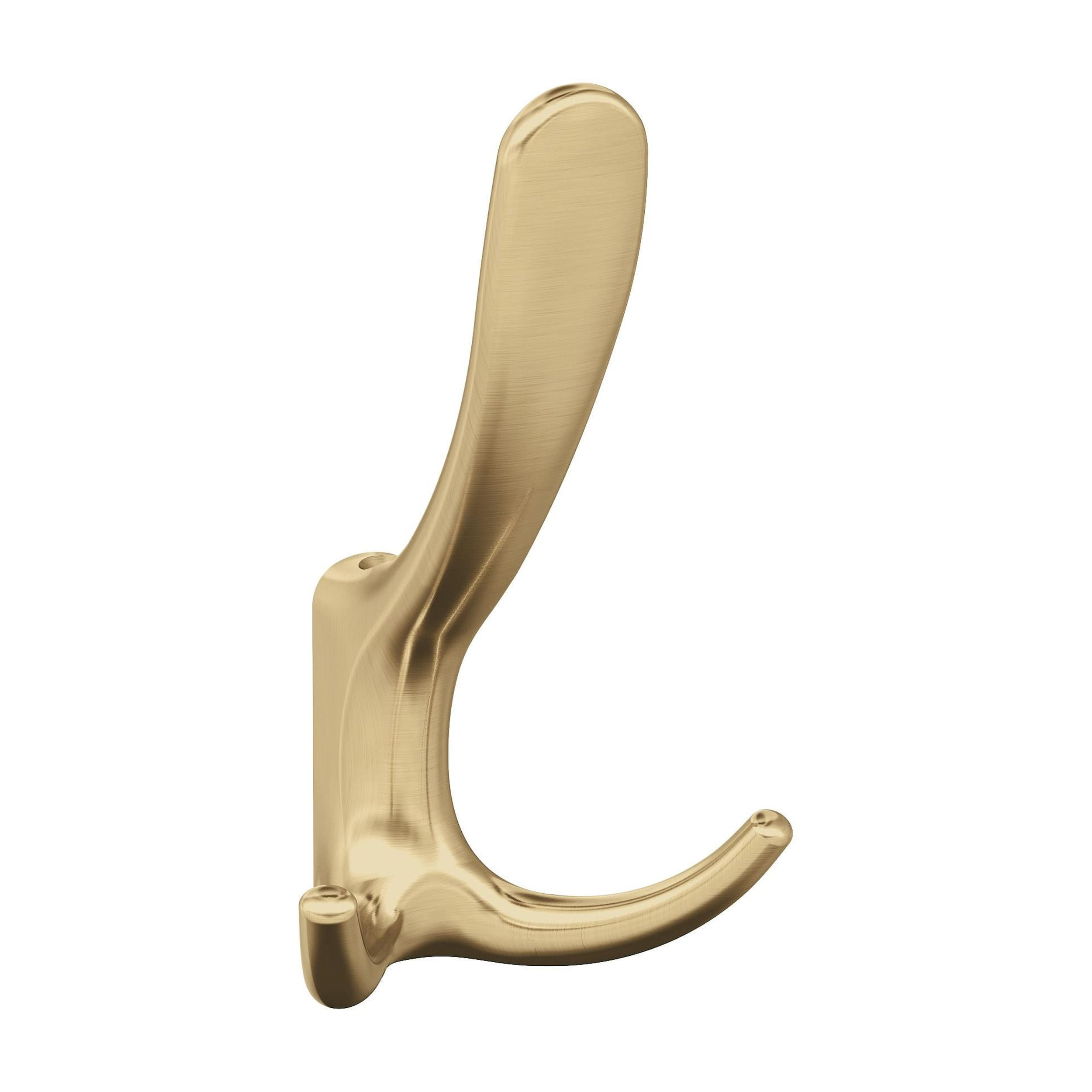 Champagne Bronze Triple Prong Decorative Wall Hook
