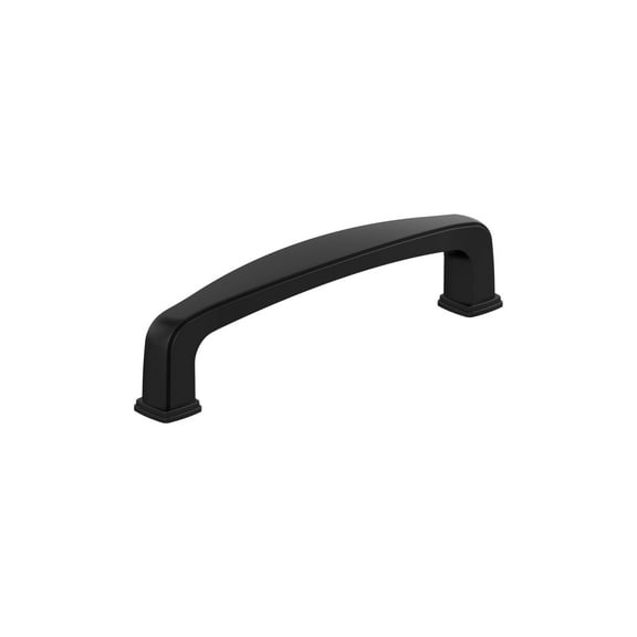 Amerock Franklin 3-3/4 inch Center-to-Center Matte Black Cabinet Pull, 10 Pack