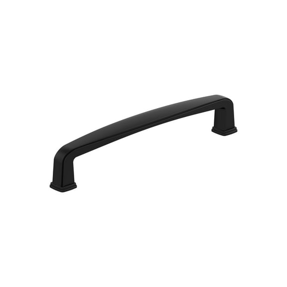 Amerock Franklin 5-1/16 inch Center-to-Center Matte Black Cabinet Pull, 10 Pack
