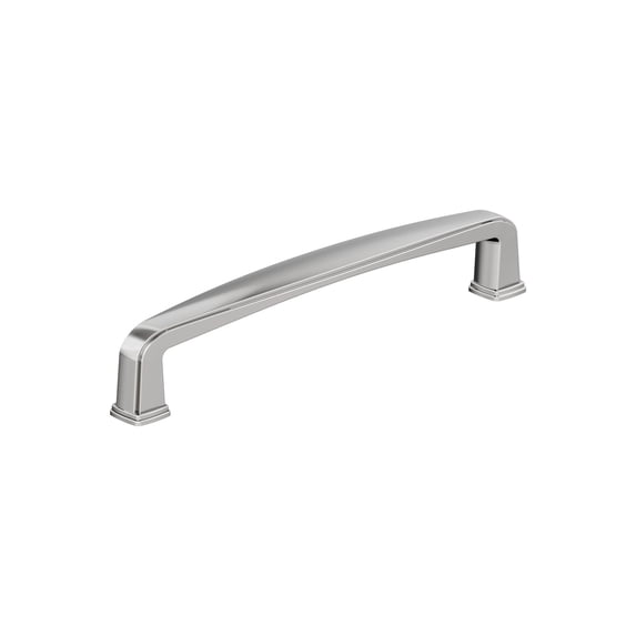 Amerock Franklin 5-1/16 inch Center-to-Center Polished Chrome Cabinet Pull, 10 Pack