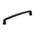 thumbnail image 1 of Amerock Franklin 6-5/16 inch Center-to-Center Matte Black Cabinet Pull, 25 Pack, 1 of 4
