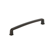 Amerock Franklin 6-5/16 inch Center-to-Center Oil-Rubbed Bronze Cabinet Pull, 25 Pack