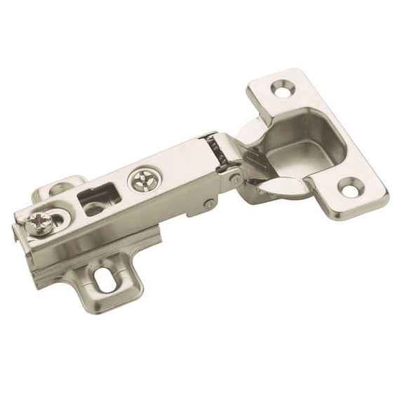Amerock Full Overlay Frameless Concealed Nickel Hinge - 10 Pack