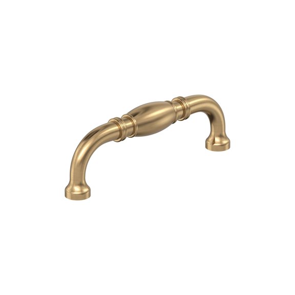 Amerock Granby 3-3/4 inch Center-to-Center Champagne Bronze Cabinet Pull, 10 Pack