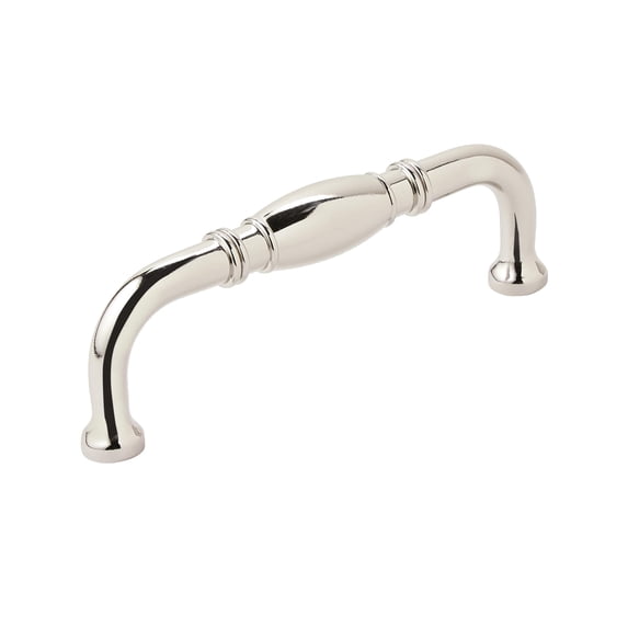 Amerock Granby 3-3/4 inch Center-to-Center Polished Nickel Cabinet Pull, 25 Pack