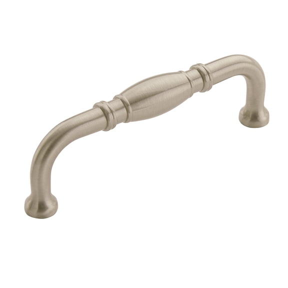Amerock Granby 3-3/4 inch Center-to-Center Satin Nickel Cabinet Pull, 10 Pack