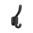 thumbnail image 1 of Amerock Granlyn Transitional Double Prong Oil-Rubbed Bronze Wall Hook, 1 of 9