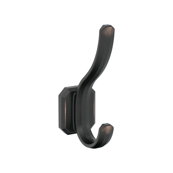 Amerock Granlyn Transitional Double Prong Oil-Rubbed Bronze Wall Hook