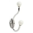 thumbnail image 1 of Amerock H55469 Single Hooks Double Robe Hook - White, 1 of 2