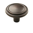 thumbnail image 1 of Amerock Hatfield 1-1/4 inch (32mm) Diameter Oil-Rubbed Bronze Cabinet Knob, 10 Pack, 1 of 4