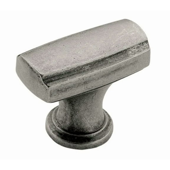 Amerock Highland Ridge 1-3/8 Inch Bar Cabinet Knob | Antique Pewter | Bp55311Ap