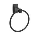 thumbnail image 1 of Amerock Highland Ridge Matte Black Closed Towel Ring, 1 of 8