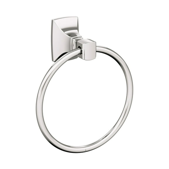 Amerock Highland Ridge Polished Nickel Closed Towel Ring