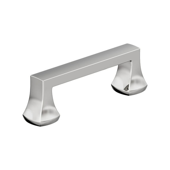 Amerock Hybridize 3 inch Center-to-Center Polished Chrome Cabinet Pull, 10 Pack