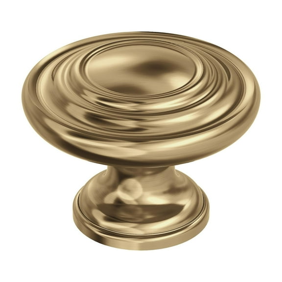 Amerock Inspirations 1-3/4 inch (44mm) Diameter Champagne Bronze Cabinet or Furniture Knob, 10 Pack